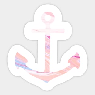 PAINT SWIRL ANCHOR Sticker